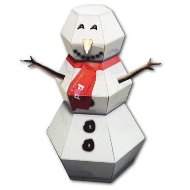 Pop-up Snowman